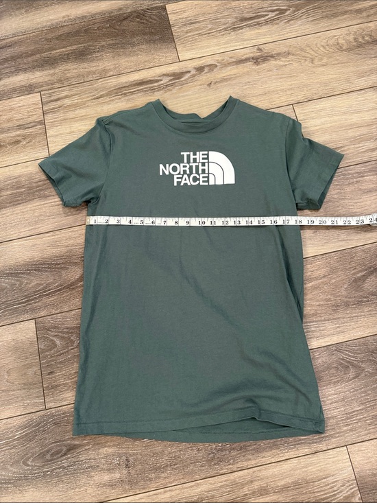 The North Face Tops - The North Face Forest Green Logo Tee
